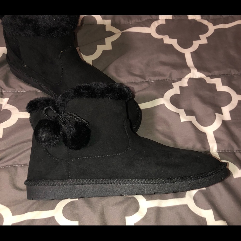 Black Booties Brand New Sz 11